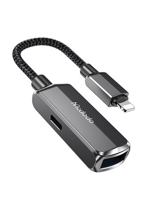 Mcdodo 2 in 1 Lightning Adapter – USB-A 3.0 + Lightning Ports