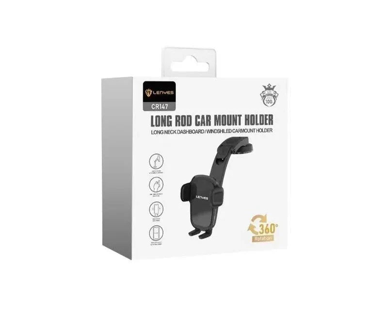 LENYES CR147 Car Phone Holder – Black