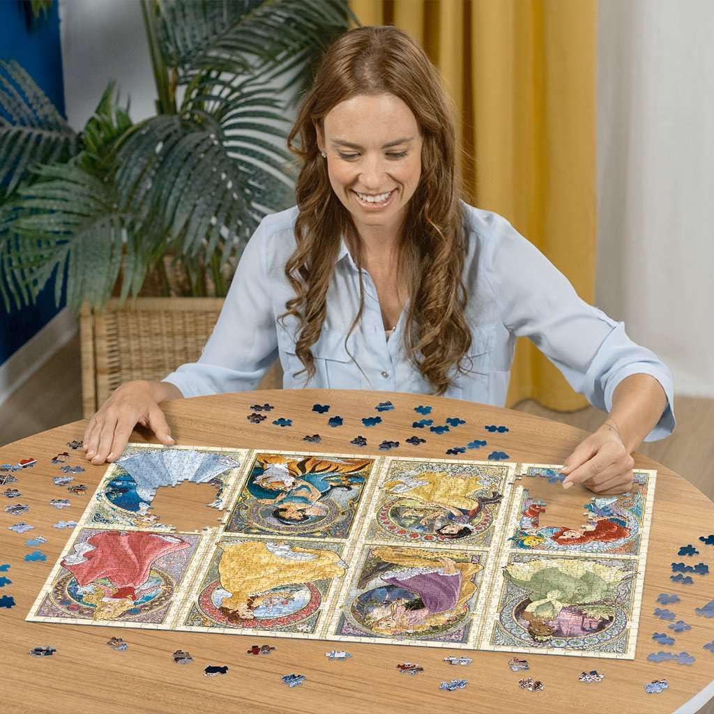 Ravensburger Disney Princess Art Nouveau Puzzle 1000 Pieces - Adult Jigsaw