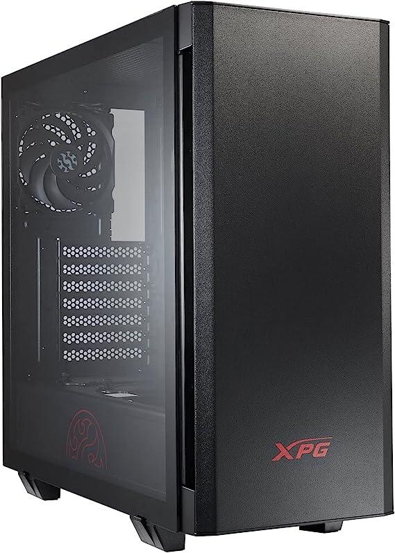 هيكل كمبيوتر شخصي للألعاب XPG INVADER متوسط الحجم (أسود)
