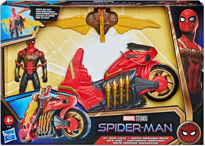 Hasbro Spider-man Deluxe Jet Web Cycle With 6-inch Figure