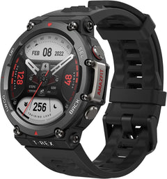 ساعة Amazfit T-Rex 2 الذكية - نطاق مزدوج و6 أقمار صناعية لتحديد المواقع، وعمر بطارية يصل إلى 24 يومًا