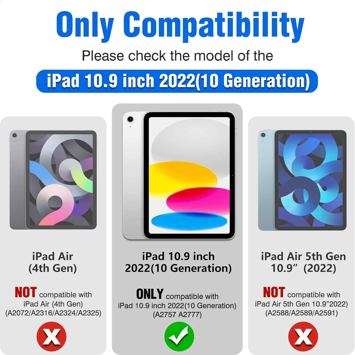 حافظة لوحة مفاتيح نيلكين لجهاز ايباد الجيل العاشر (10.9، 2022) - اسود