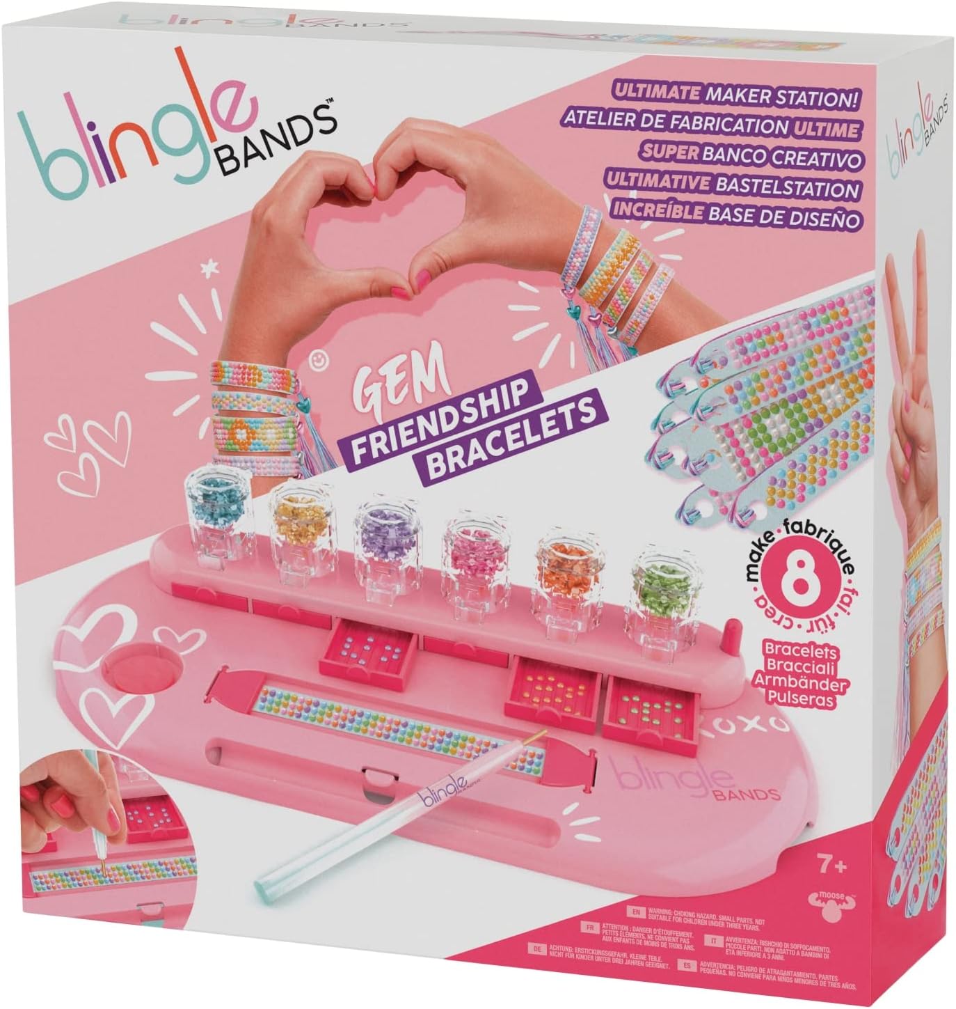 اصنع أساور الصداقة بالجواهر مع استوديو Blingle Deluxe