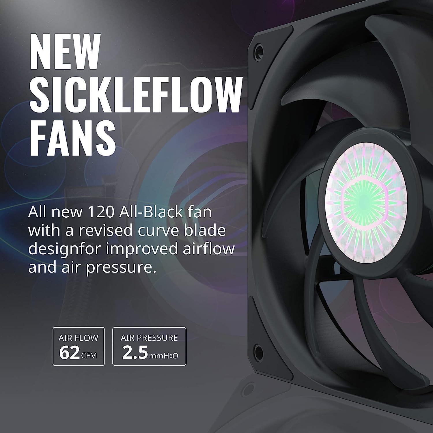 مبرد وحدة المعالجة المركزية السائل Cooler Master MasterLiquid ML360 Mirror