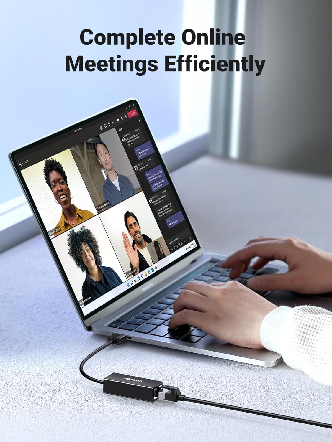 UGREEN USB to Ethernet Adapter – 1000Mbps, Plug & Play