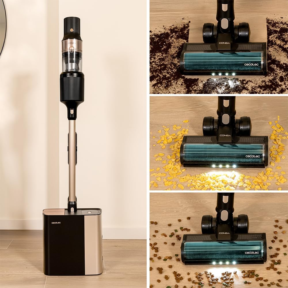 Cecotec Conga Rockstar 5500 Wireless 220AW Self-Empty — Cordless + Auto-Empty Base