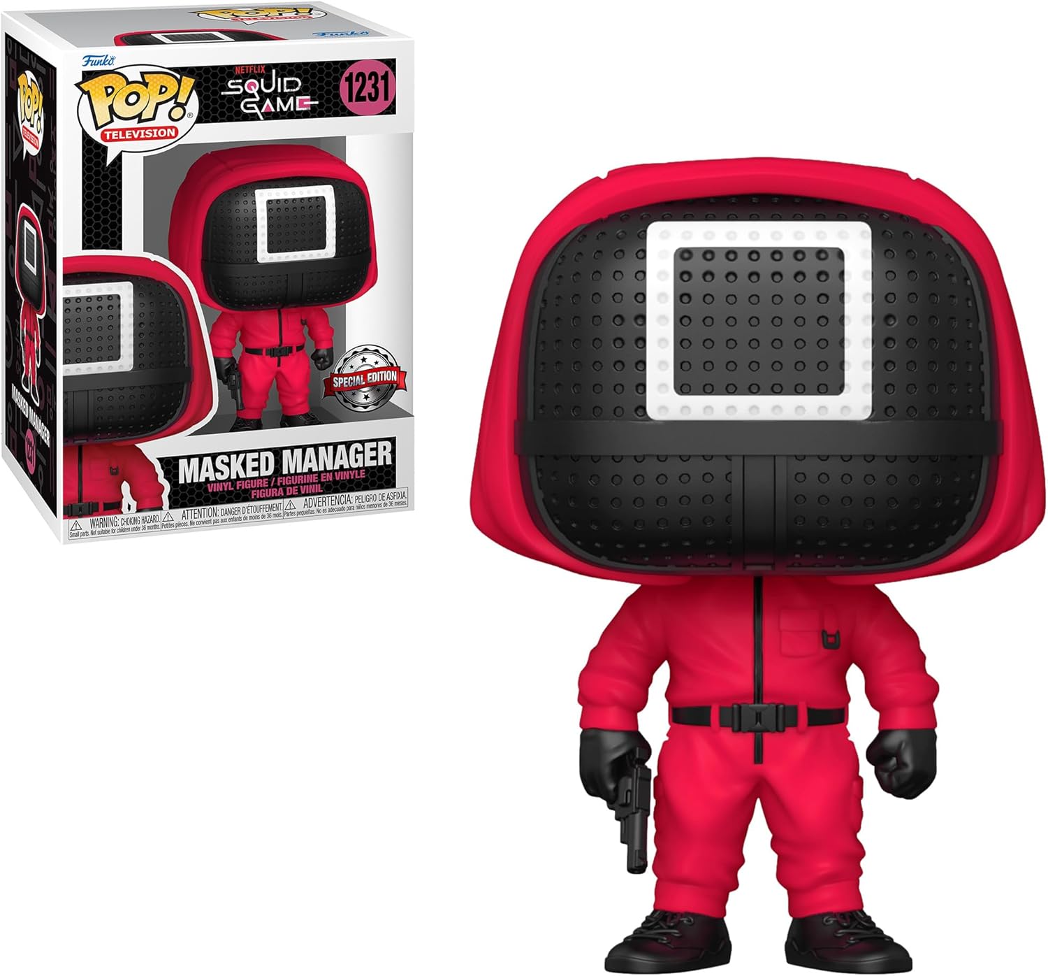 Funko Pop! Squid Game Manager Exclusive Figure