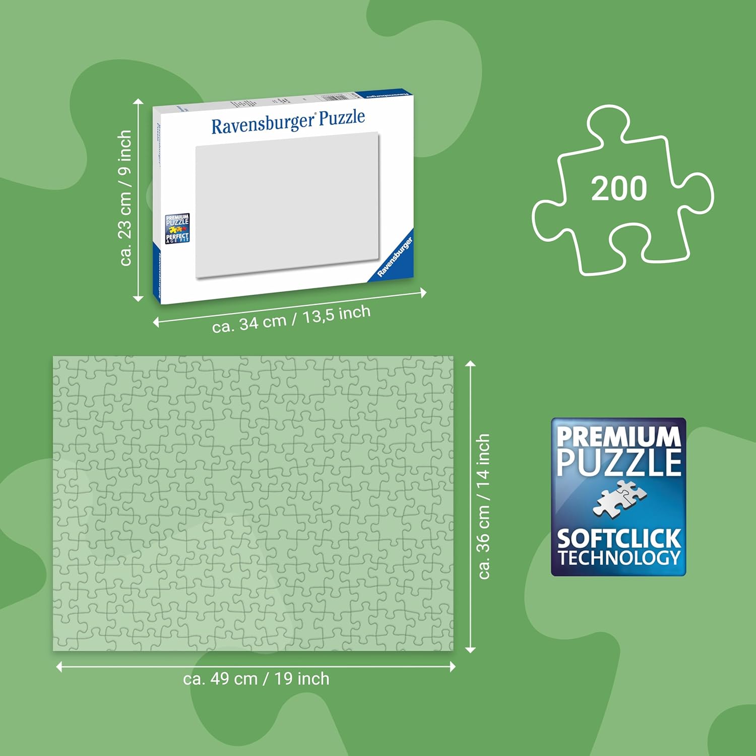Ravensburger Deer 200 Piece XXL Jigsaw Puzzle