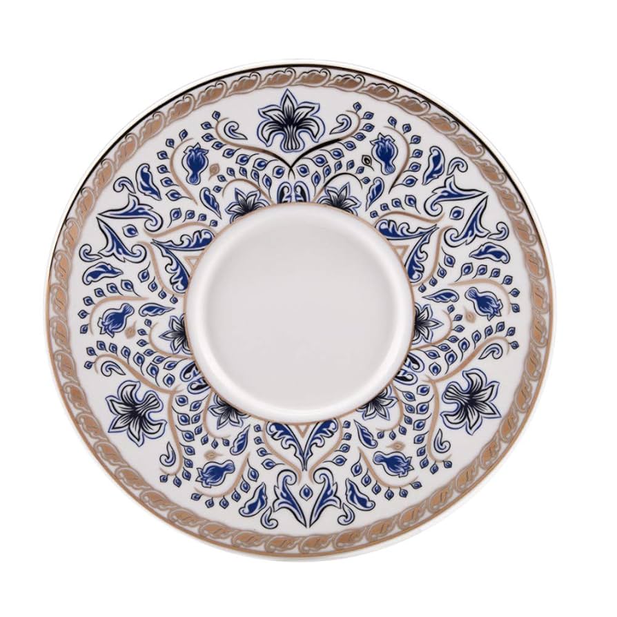 طقم فناجين قهوة كاراجا ديلفت بلو – 6 قطع بنقشة زرقاء