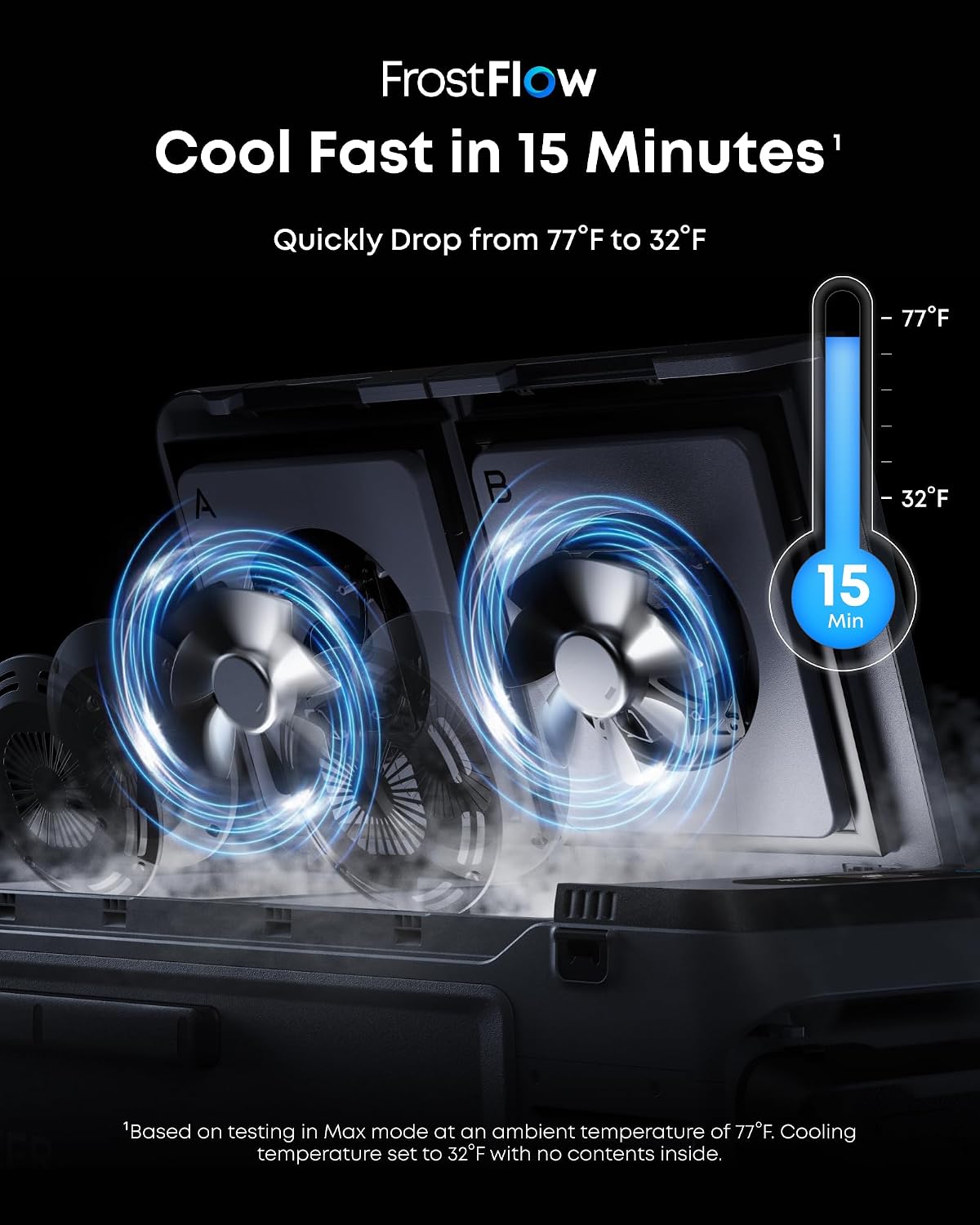 Anker SOLIX EverFrost 2 58L Electric Cooler with 288Wh Battery