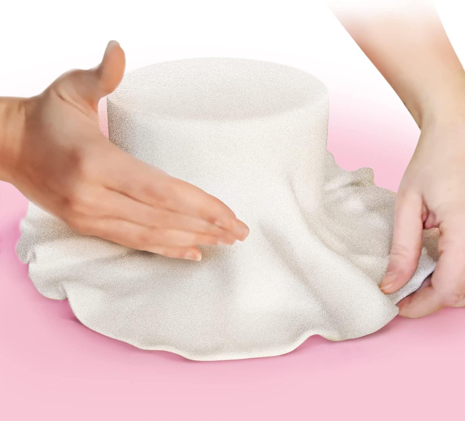 مجموعة أدوات صنع الرمل السحري DIY من So Sand - كعكة قوس قزح ملونة ممتعة
