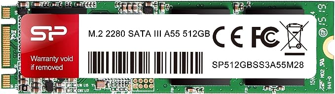 قرص صلب Silicon-Power M.2 سعة 512 جيجابايت A55
