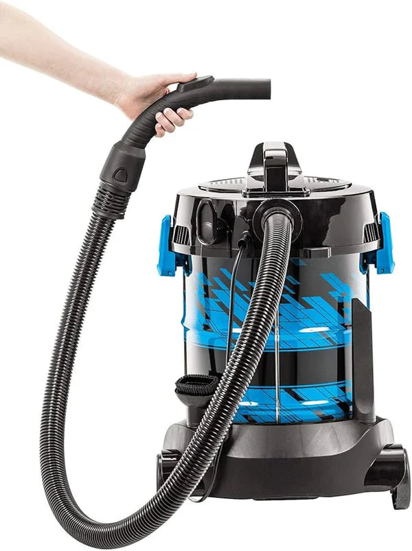 BISSELL PowerClean 2000W Drum Vacuum Cleaner, 21L, Blue