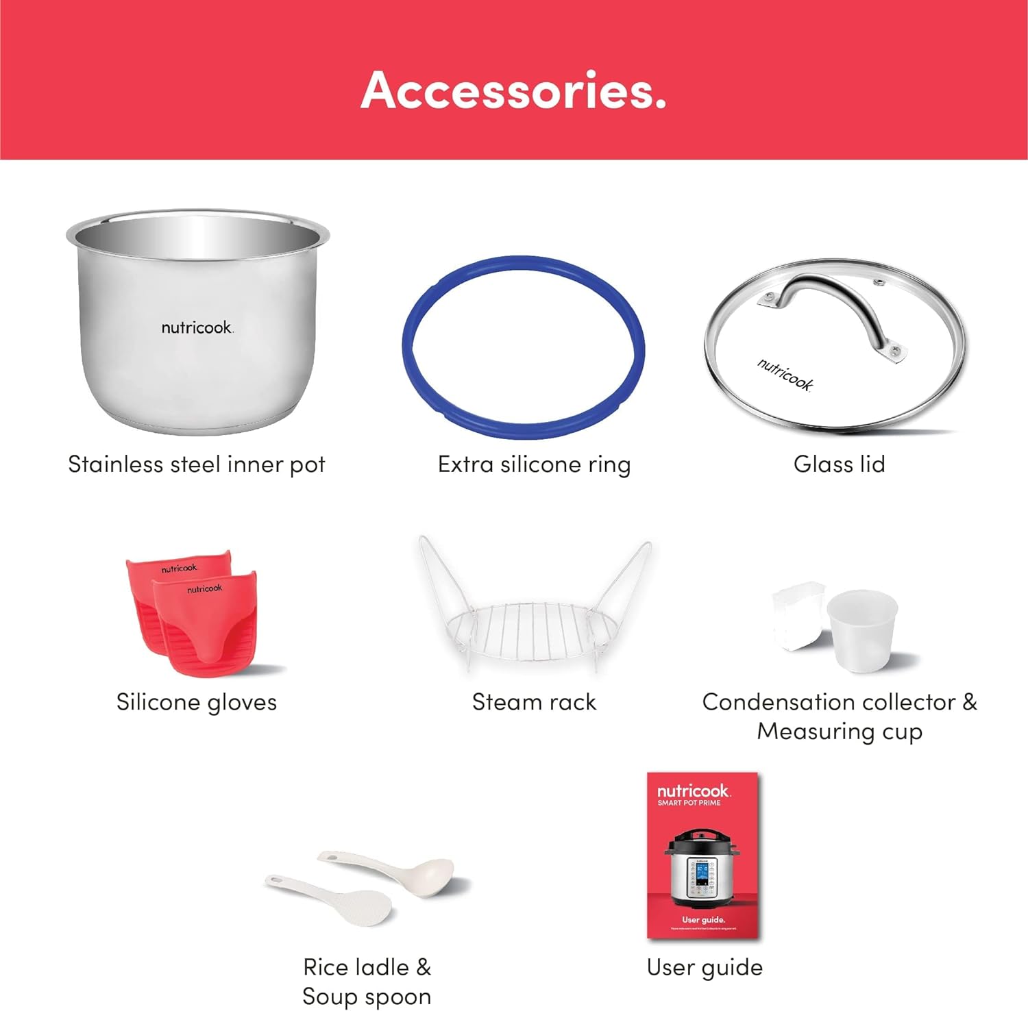 Nutricook Air fryer Smart Pot Prime / Pressure Cooker - Silver