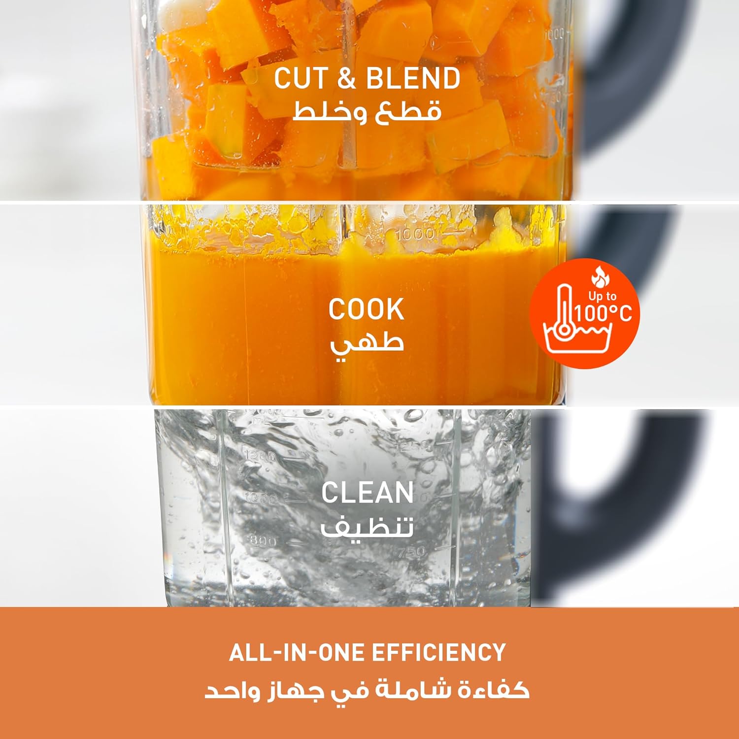 خلاط باناسونيك MX-HG6401 1100 واط طهي ذكي 9 برامج
