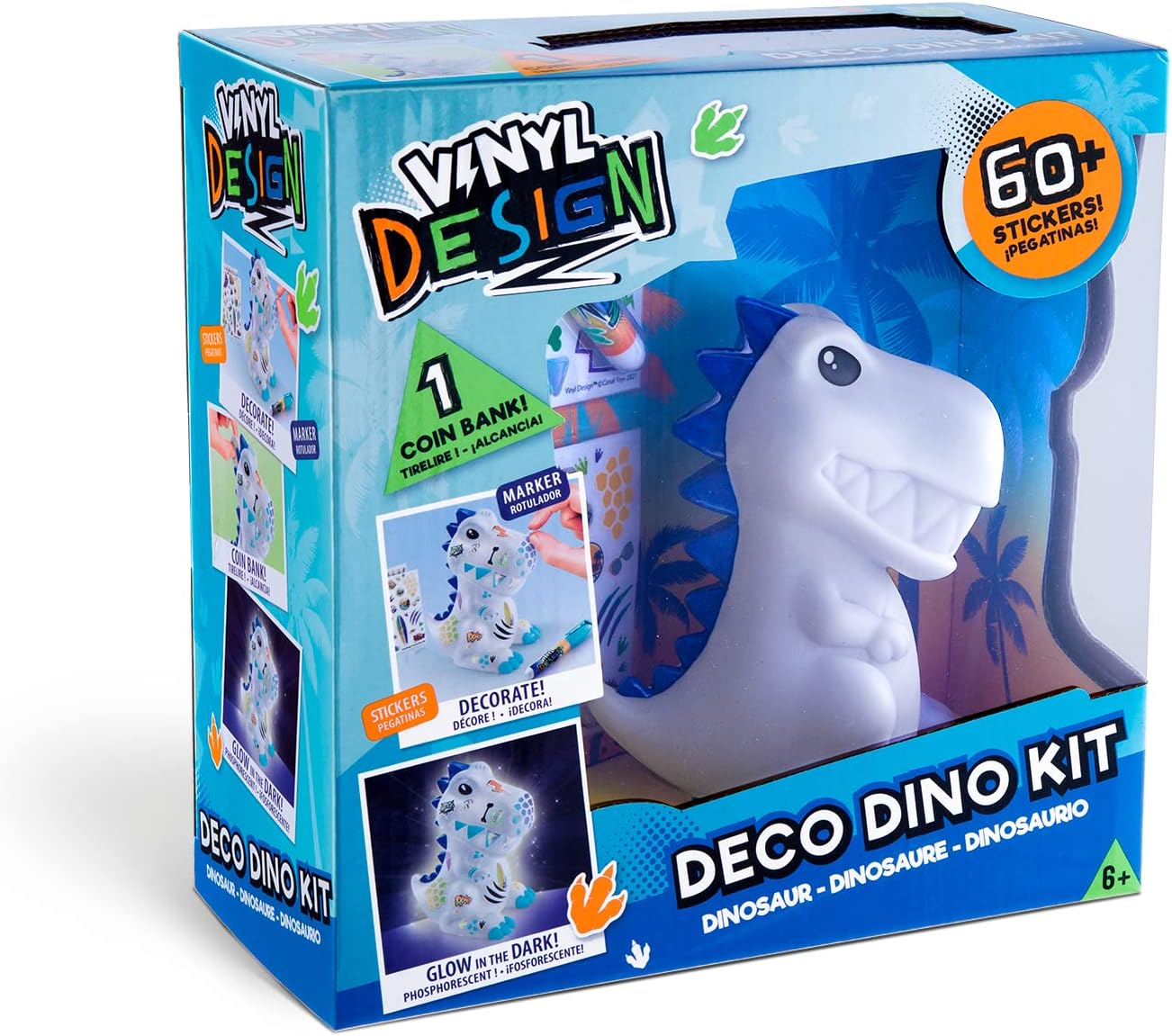 Canal Toys Style 4 Ever – Vinyl Dinosaur Money Box