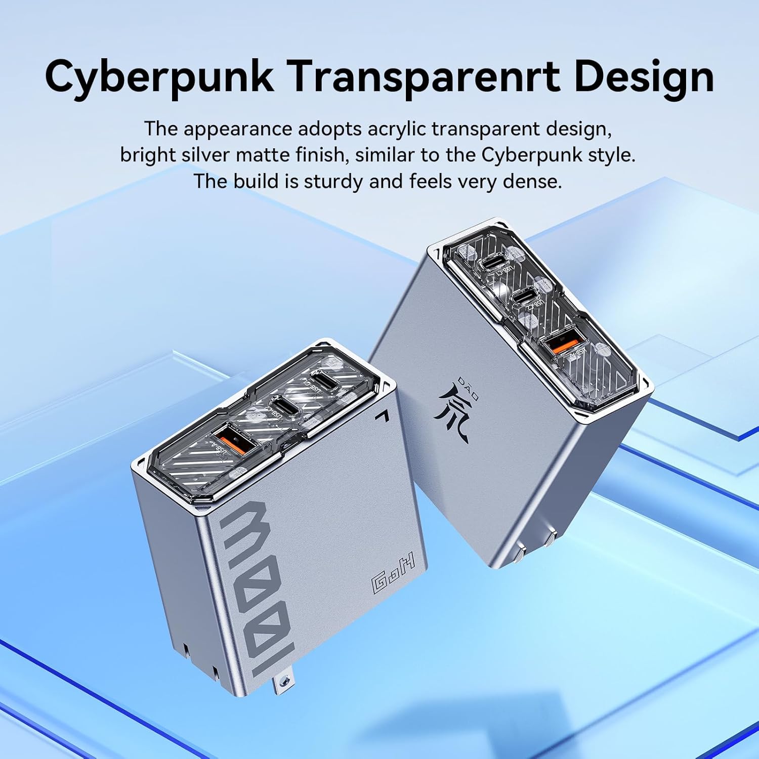 RedMagic 100W USB C Charger - شاحن سريع متعدد المنافذ بتقنية GaN