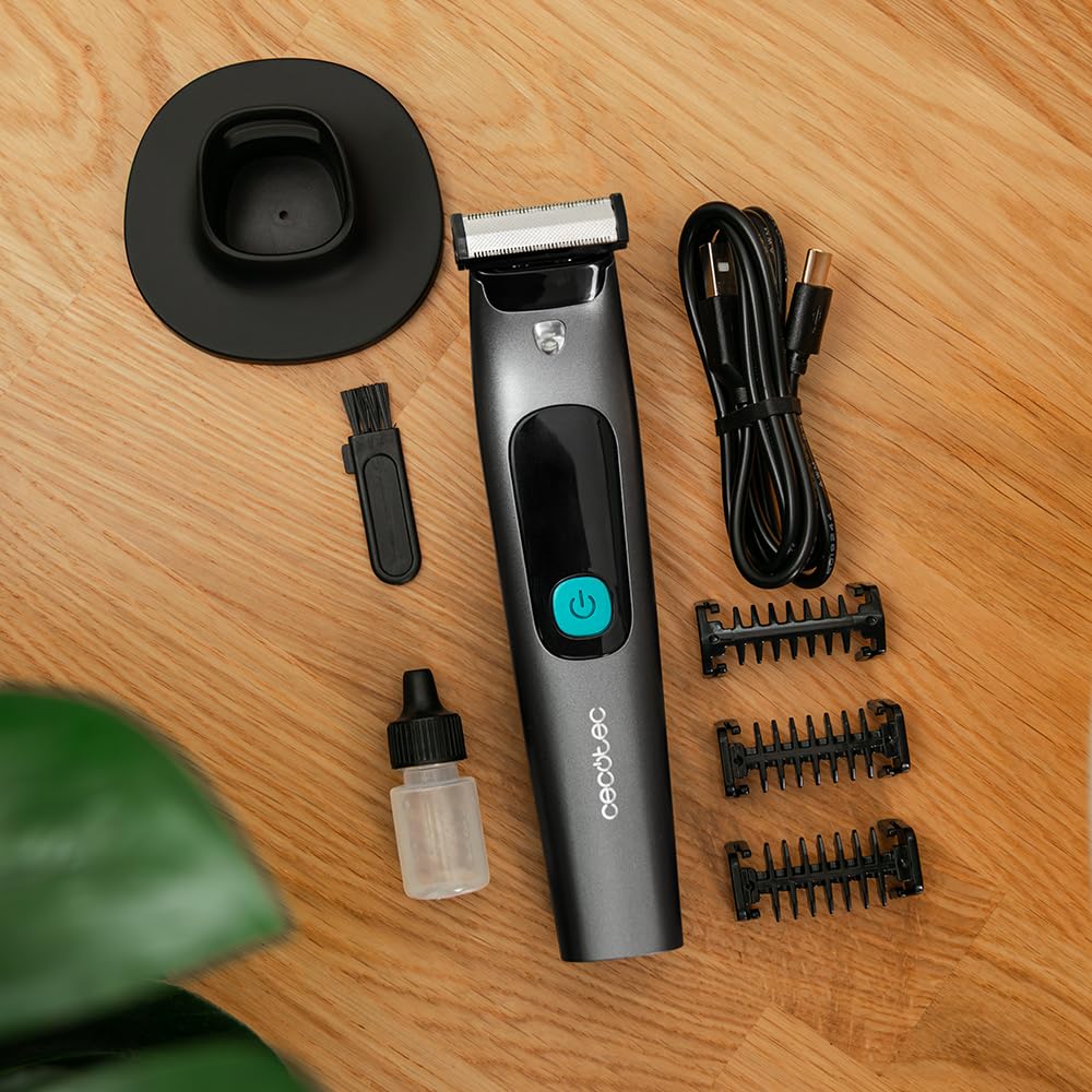 Cecotec PrecisionCare OneShave Screen IPX7 — 90 Min Cordless Shaver with Digital Display
