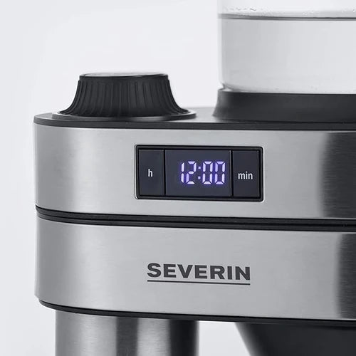 Severin Caprice Coffee Maker - 8 Cups, 1450W, Glass Carafe