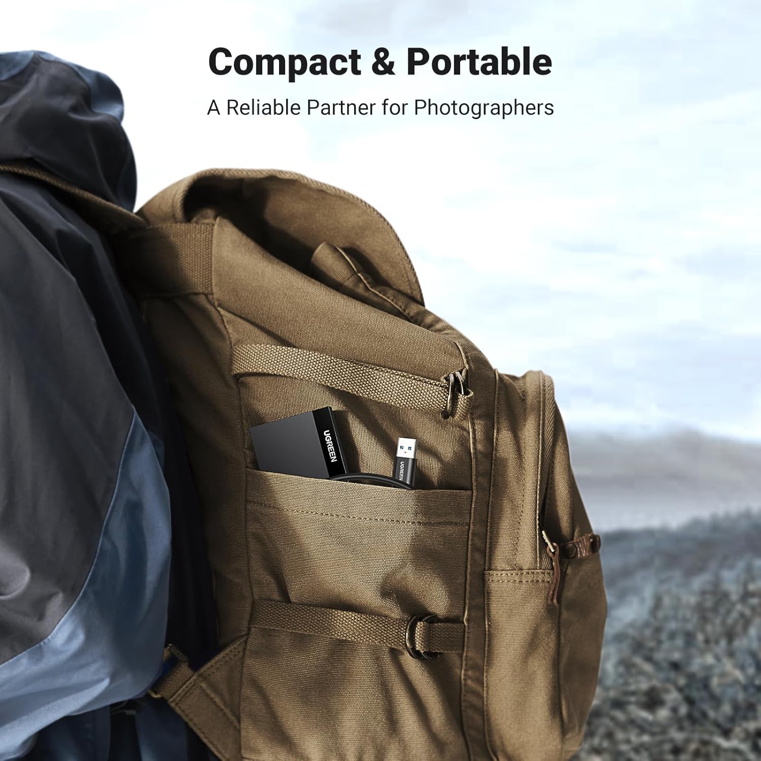 UGREEN USB 3.0 SD Card Reader – 4-in-1 Multi-Card Hub, 5Gbps Speed