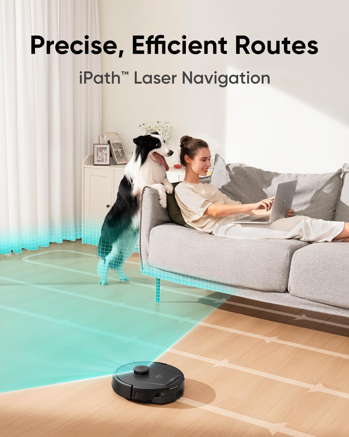 Anker Eufy L60 Hybrid Robot Vacuum with Self Empty Station - Black