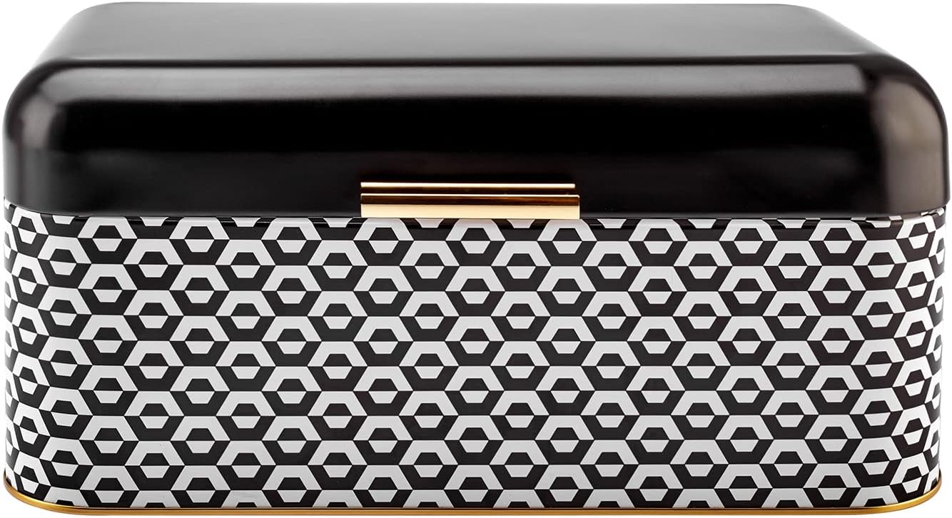 KARACA Playful Bread Box Black – Modern & Stylish