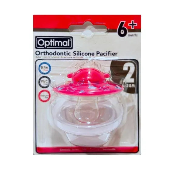 Optimal Orthodontic Silicone Pacifier – 6+ Months