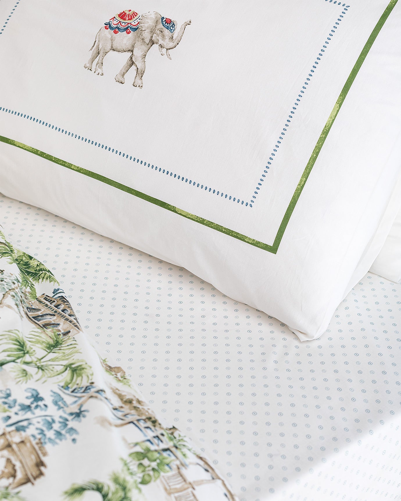 Iva Single Size Fitted Duvet Cover Set - Ranforce Patterned - Madame Coco JO
