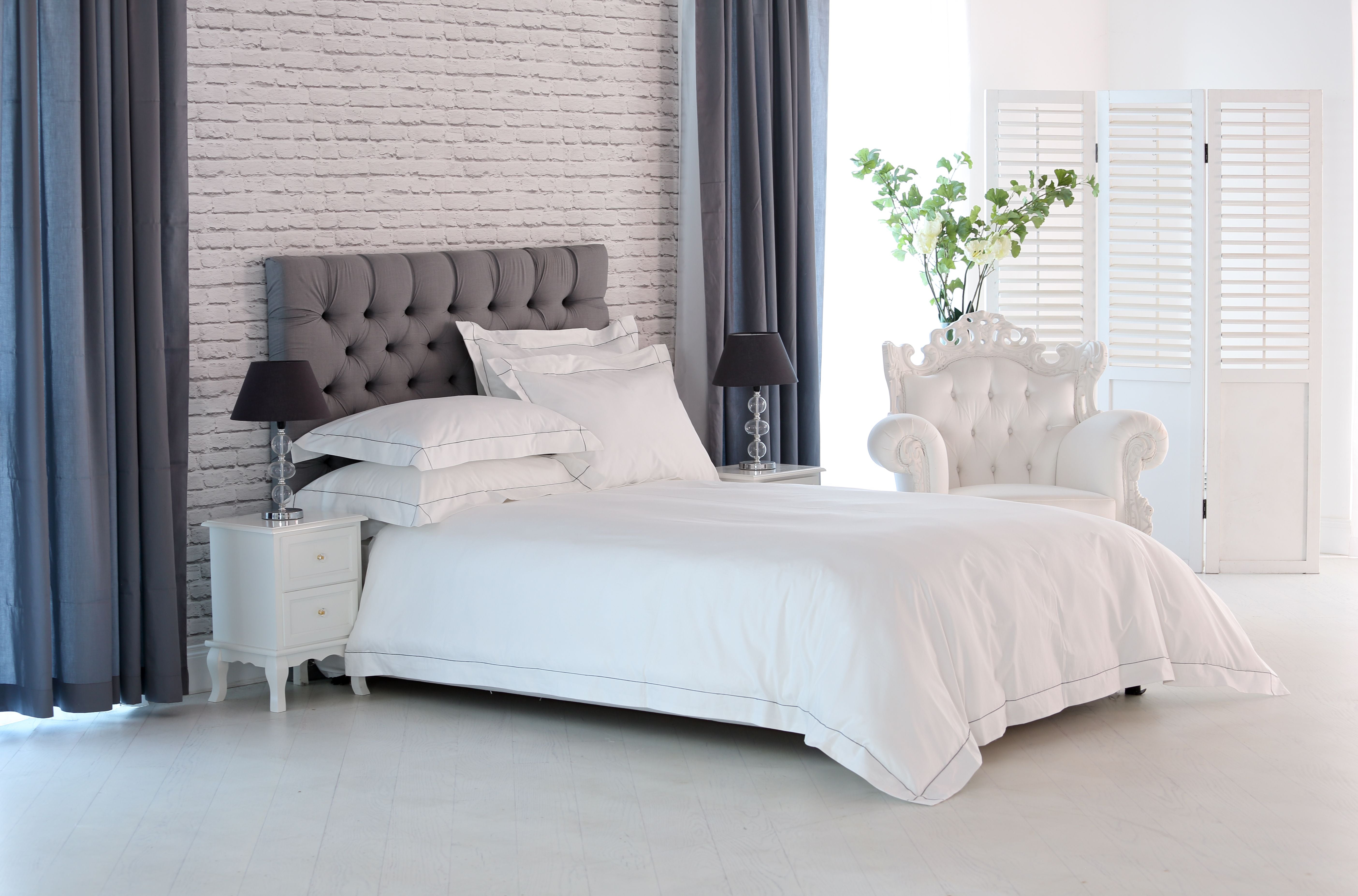 Givi Lulu Richmond 4-Piece Single Duvet Cover Set - White