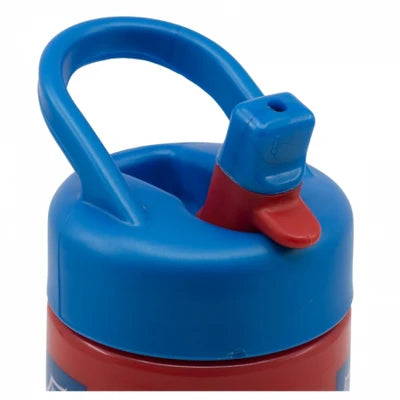 STOR Spiderman Sipper Bottle 410ml with Straw & Handle