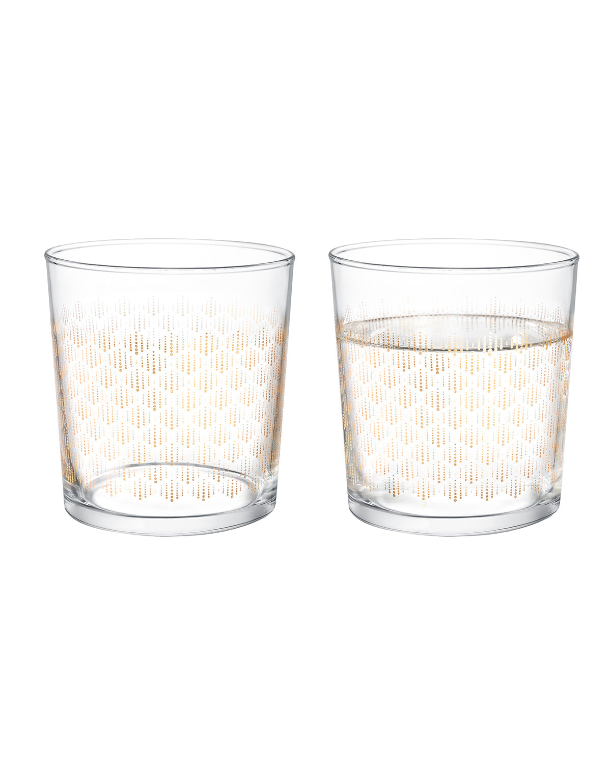 Pierretta-golden Rain 4-piece Water Glass Set - Madame Coco JO