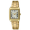 Casio LTP-V007G-9B Women's Rectangular Gold Tone