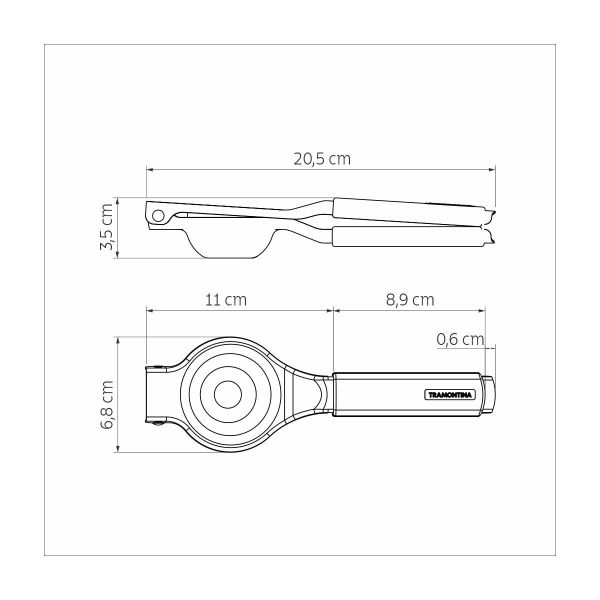 عصارة ليمون 20 سم من Tramontina Utilita