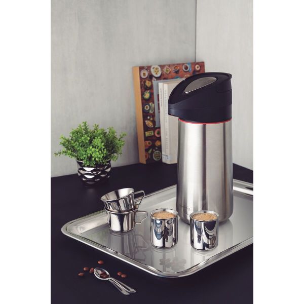 صينية ستيل مستطيلة 49×33 سم من Tramontina Buena