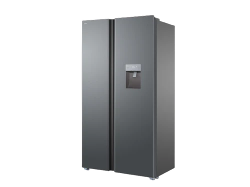 ثلاجة TCL 607 لتر سايد باي سايد فضية