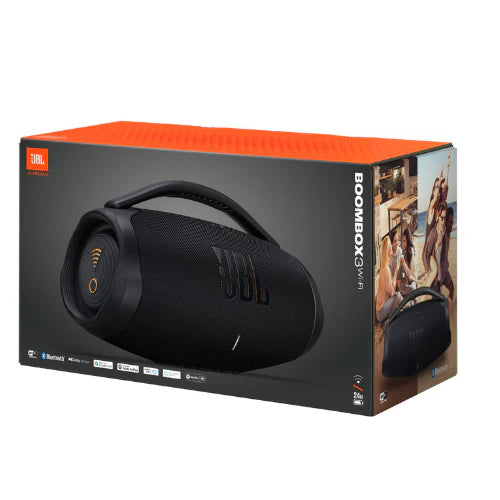 سماعات JBL Boombox 3 Wi-Fi – بلوتوث، صوت Bass قوي | JBLBB3WIFIBLKUK