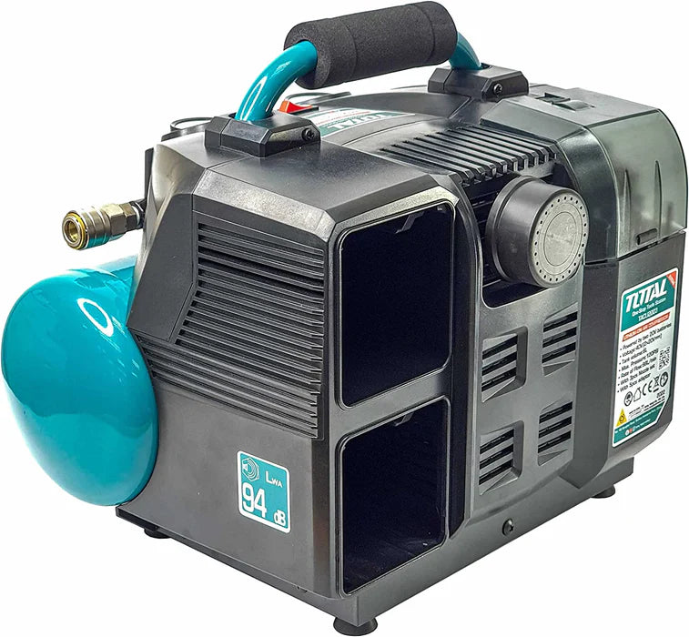 ضاغط هواء لاسلكي توتال 20 فولت سعة خزان 6 لتر وشاشة ليد