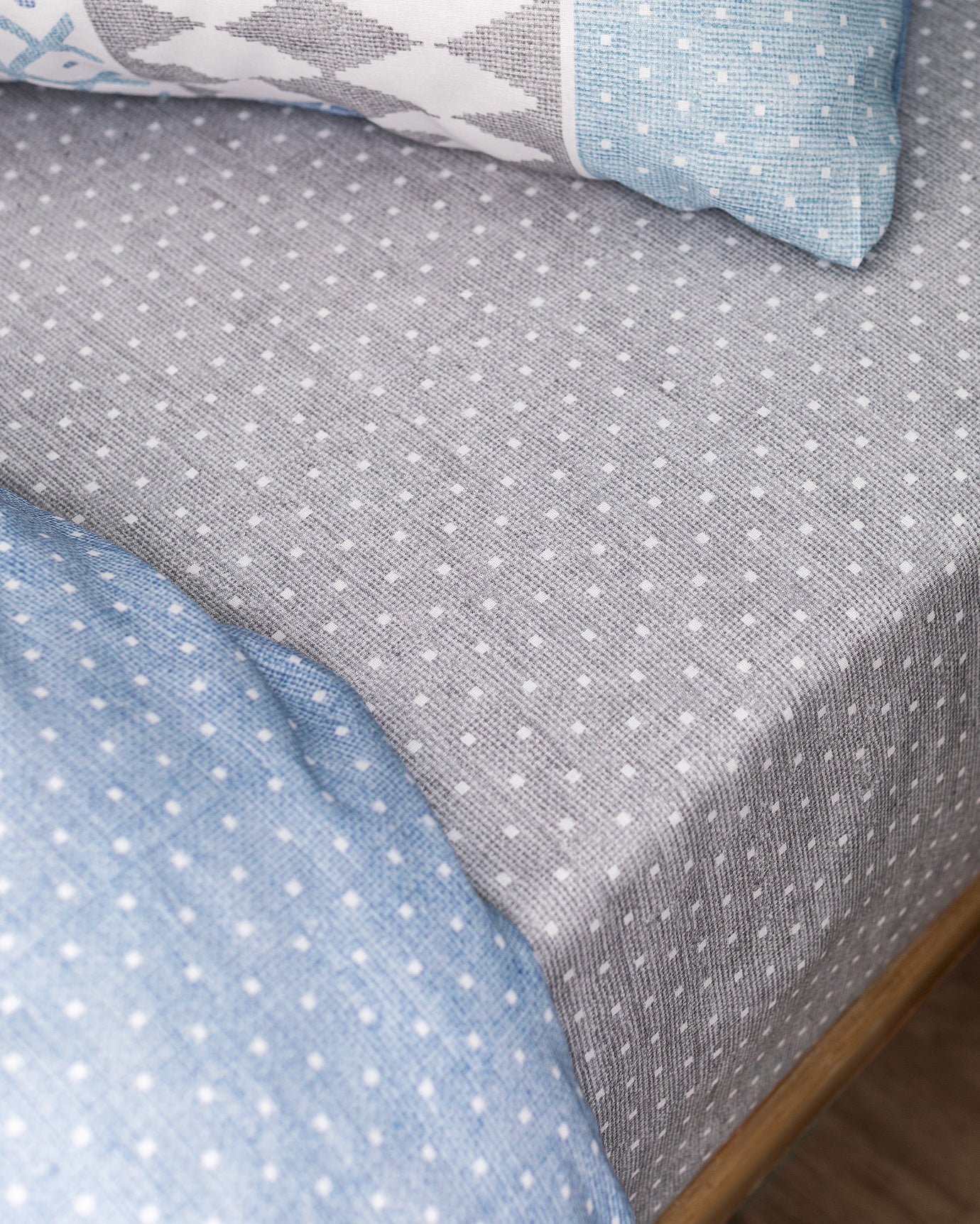 Benoit Single Size Duvet Cover Set - Ranforce Patterned - Madame Coco JO