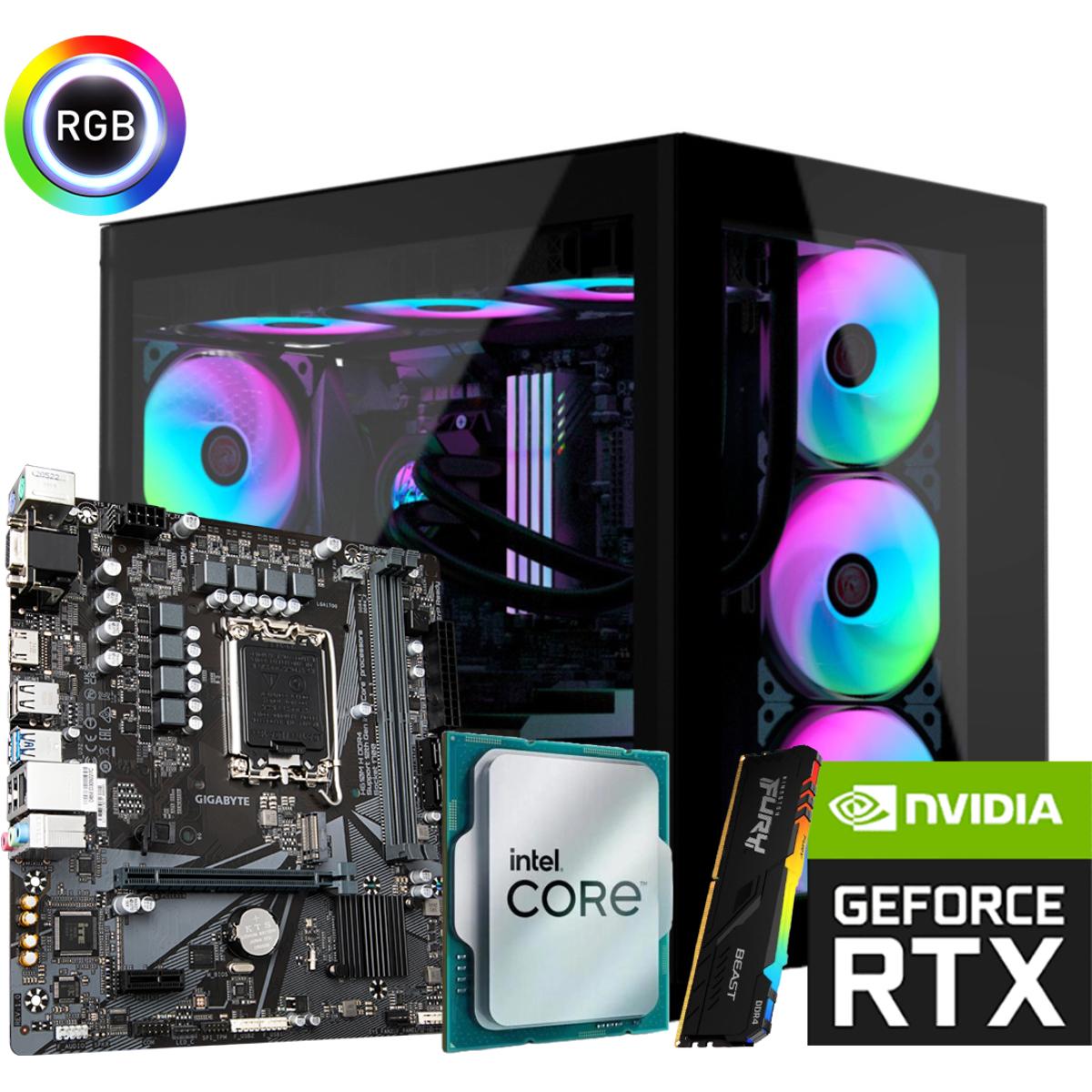 INTEL CORE i5 14400F // RTX 4060 8GB // 16GB RAM DDR4 - Custom Build