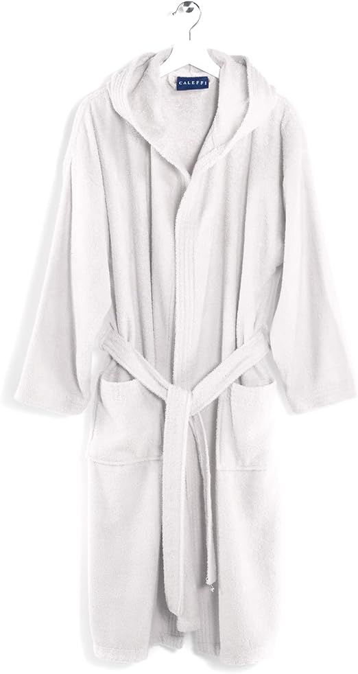 روب استحمام XL من Caleffi Minorca - أبيض ناعم وفاخر