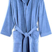Caleffi Minorca Bathrobe XL - Blue Soft & Elegant