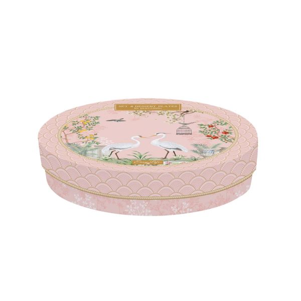 طقم أطباق حلويات 19 سم من Easy Life Jardin De Reves - ملون