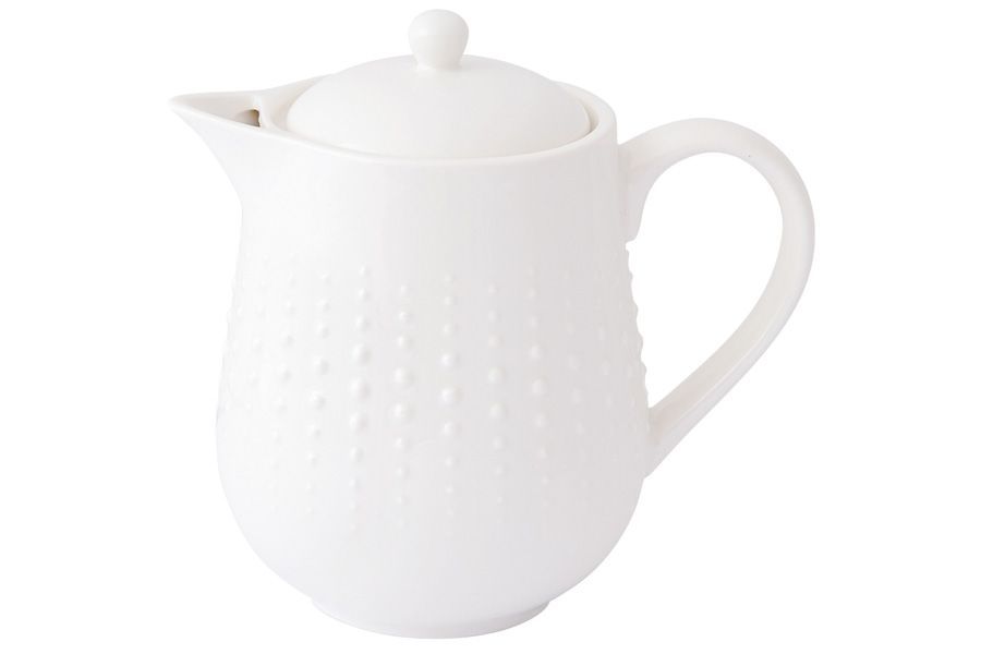 Easy Life Drops Teapot 800ml – White / Celadon