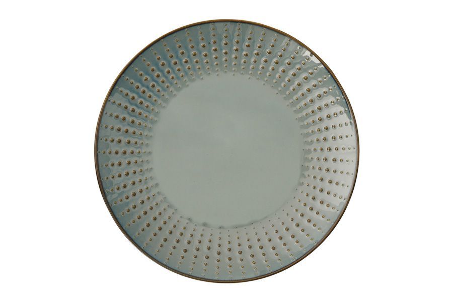 طبق عشاء Easy Life Drops – رمادي – 26 سم