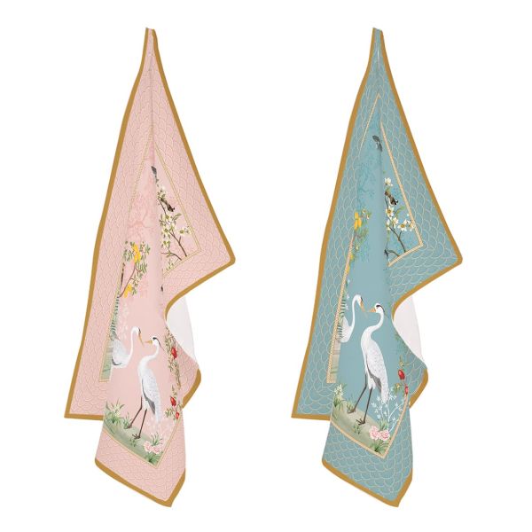 طقم بشاكير مطبخ 2 قطعة 50×70 سم من Easy Life Jardin De Reves