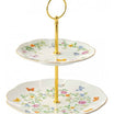 Easy Life Dancing Butterflies 2-Tier Cake Stand - Multicolor