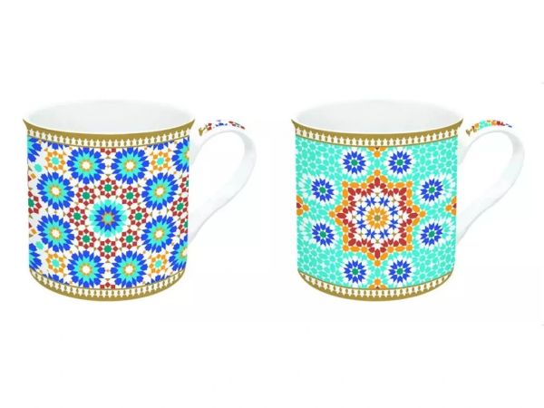 Easy Life Marrakech 2pcs Mug Set 300ml – Multi Colors