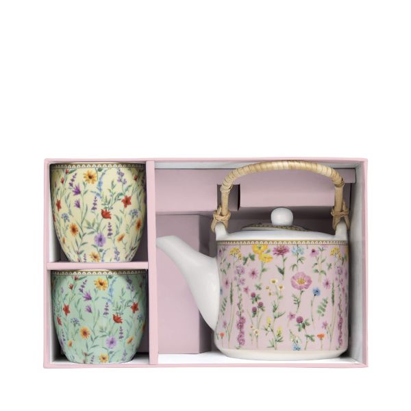 Easy Life Meadow Flowers Tea Set – Multi Colors