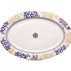 Easy Life Corallo Serving Plate 36×24.5cm – Blue & Gold